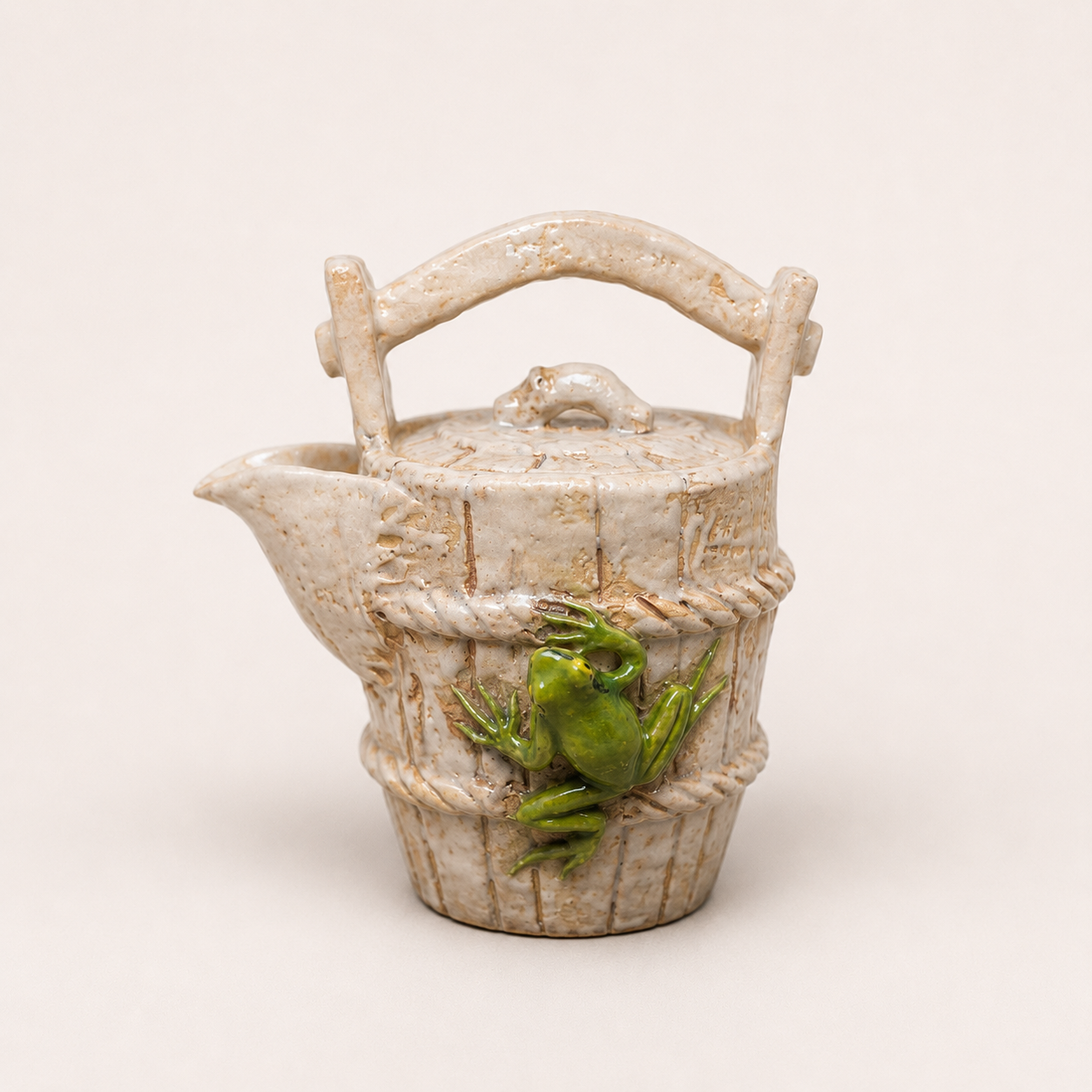 Frog Basket Teapot