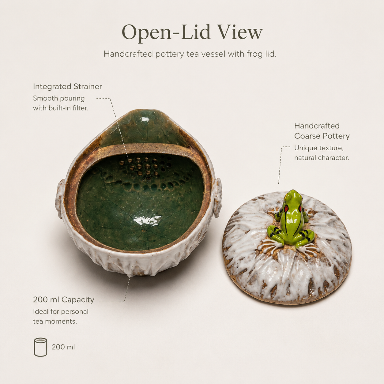 Frog Grove Teapot