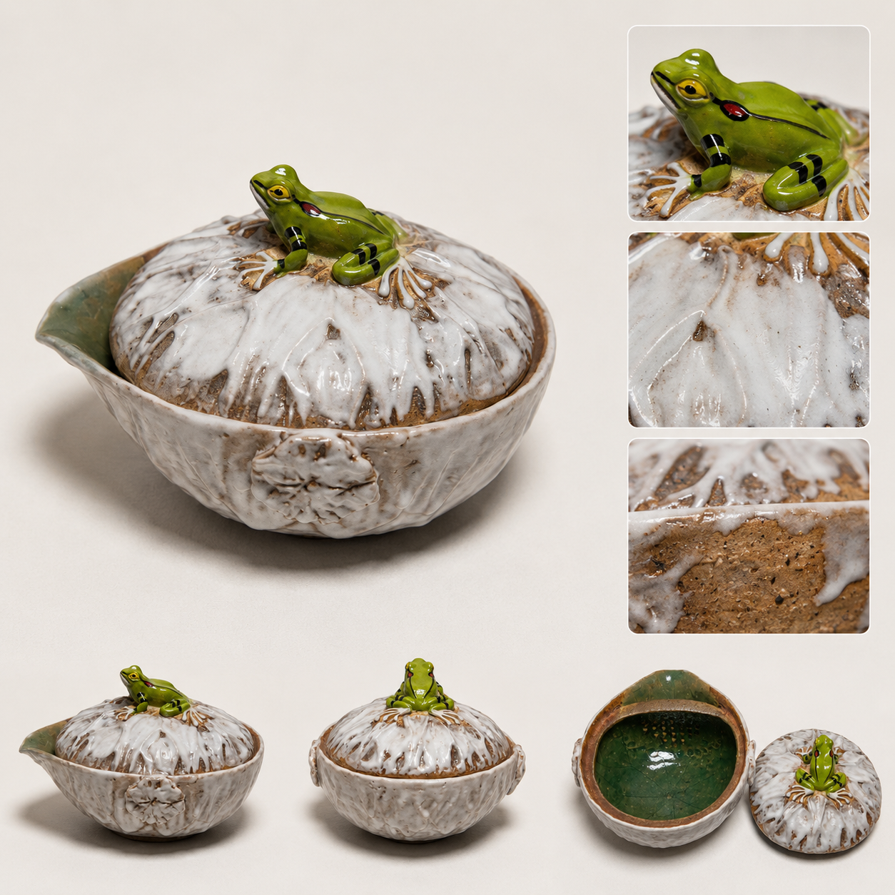 Frog Grove Teapot